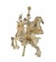 Bejeweled Christmas Goldtone Reindeer 277