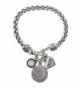 Mom I Love You to the Moon and Back Heart Charm Bracelet & Gift Bag - CE12NZC0HEW