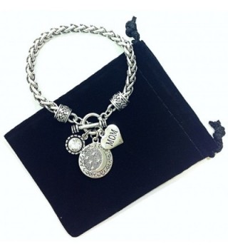 Love Moon Heart Charm Bracelet