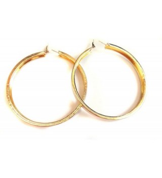 Large Inch Hoop Earrings Thick