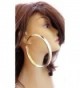 Large Inch Hoop Earrings Thick in Women's Hoop Earrings