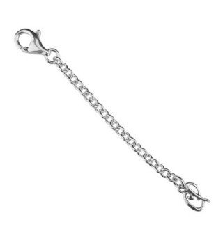 Carolyn Pollack .925 Sterling Silver Small Round Link 3" Extender Chain - CT12N9G2N14