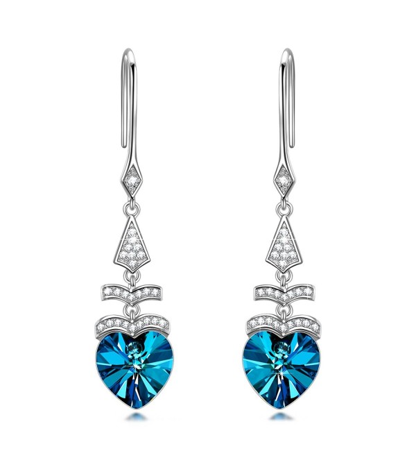 NINASUN Christmas Swarovski Anniversary Girlfriend - Drop Earrings - C6188E5MCUG