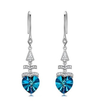 NINASUN Christmas Swarovski Anniversary Girlfriend - Drop Earrings - C6188E5MCUG