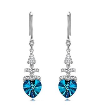 NINASUN Christmas Swarovski Anniversary Girlfriend - Drop Earrings - C6188E5MCUG