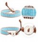 KELITCH Zircon Beaded Bracelet Leather in Women's Wrap Bracelets