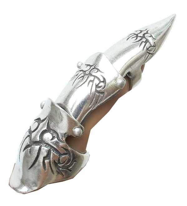 Full Finger Armor ring Silver Pewter Metal Punk Gothic Various Styles - CF186NZDWRZ