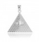 Sterling Pyramid Providence Illuminati Necklace in Women's Pendants