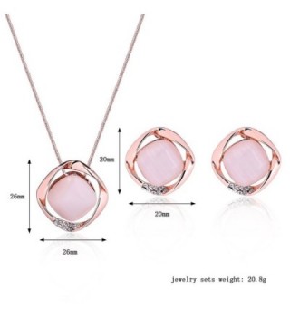 Pokich Pendant Necklace Earring Fashion in Women's Jewelry Sets