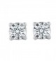 Sterling Silver 1/10cttw Diamond Stud Earring for Women - CV187INO4MZ