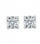Sterling Silver 1/10cttw Diamond Stud Earring for Women - CV187INO4MZ