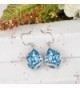 EVER FAITH Sterling Teardrop Swarovski in Women's Drop & Dangle Earrings