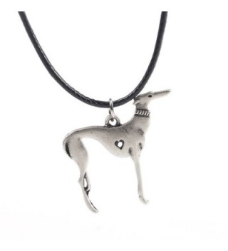 Elegant Sitting Italian Greyhound Dog Necklace Animal Pendant I Love My Dog Memorial Gift Greyhound Rescue 1263 - CA12O08CVQ0
