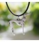 Elegant Greyhound Necklace Memorial 1263