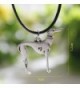 Elegant Greyhound Necklace Memorial 1263 in Women's Pendants