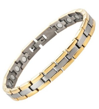 Titanium Magnetic Therapy Bracelet for Arthritis Pain Relief Adjustable with gift box by Willis Judd - CY117VFFWHF