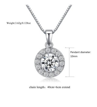 LicLiz Zirconia Pendant Necklace Extended in Women's Pendants