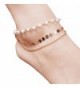 Lookatool Ladies Beach Multi Tassel Anklet Chain Foot Jewelry (White) - CV11WU9SKUX