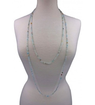 BjB Faceted Beaded Infinity Necklace