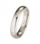 MJ 5mm White Tungsten Carbide Polished Classic Wedding Ring - CN11H9RLM47