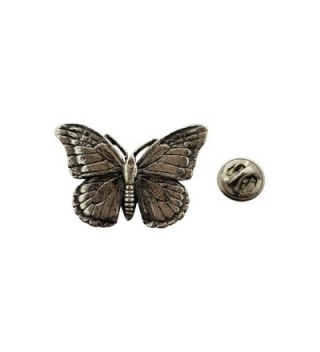 Monarch Butterfly Pin ~ Antiqued Pewter ~ Lapel Pin ~ Sarah's Treats & Treasures - CZ12N0904A3