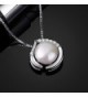 B Catcher Necklace Sterling Zirconia Pendant