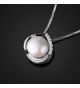 B Catcher Necklace Sterling Zirconia Pendant in Women's Pendants