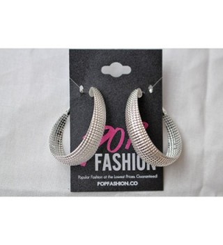 Pop Fashion Lightweight Silver Earrings in Women's Hoop Earrings