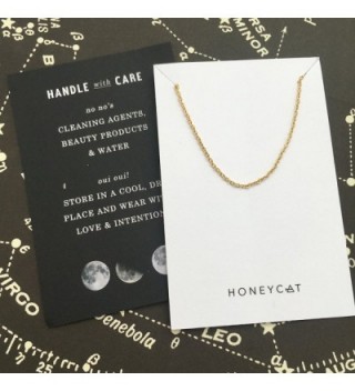 HONEYCAT Necklace Minimalist Delicate Jewelry in Women's Chain Necklaces