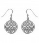 Jewelry Trends Sterling Silver Celtic Knot Round Dangle Earrings - C1120345TMD