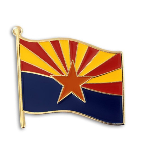 PinMart's Arizona US State Flag AZ Enamel Lapel Pin 1" - CN119PELDK5