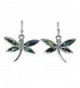 Dragonfly Inspired Abalone Necklace Earrings in Women's Jewelry Sets