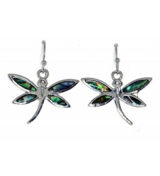 Dragonfly Inspired Abalone Necklace Earrings in Women's Jewelry Sets