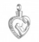 Peerless Pieces Urn Necklace Cremation Memorial Keepsake Stainless Steel 20" Mother Baby Child 92 - CF126FWLOI5