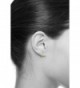 Yellow Thickness Channel Huggie Earrings in Women's Hoop Earrings