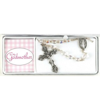 My Godmother Rosary Gift Box in Women's Pendants