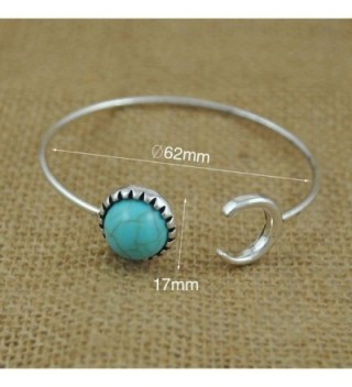 ElfKat Valentines Crescent Turquoise Bracelet