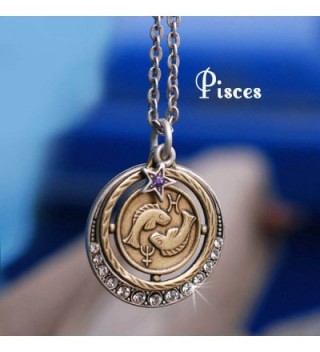 Pisces Zodiac Astrology Pendant Necklace