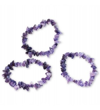 NOVICA Amethyst Beaded Bracelet 'Wonders' - CG12H72BPPJ