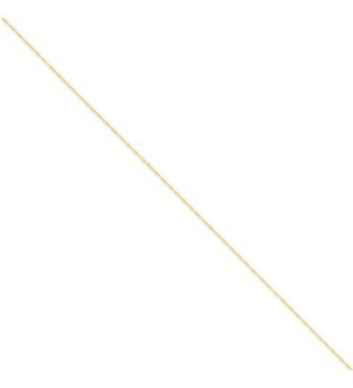 14k Yellow Gold 14in 1mm Singapore Chain Necklace - CM119CBII9P