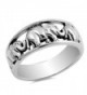 Elephant Animal Ring New .925 Sterling Silver Band Sizes 6-10 - C412HBSJUNN