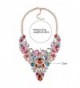 Statement Necklaces Crystal Multicolor Waterdrop