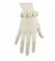 Lux Accessories Sunflower Statement Bracelet