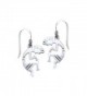 Jewelry Trends Sterling Silver Dancing Kokopelli Dangle Earrings South Western Design - CI11VKVLBVR