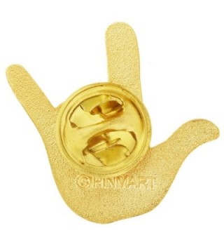 PinMarts Gold Plated Language Lapel in Women's Brooches & Pins