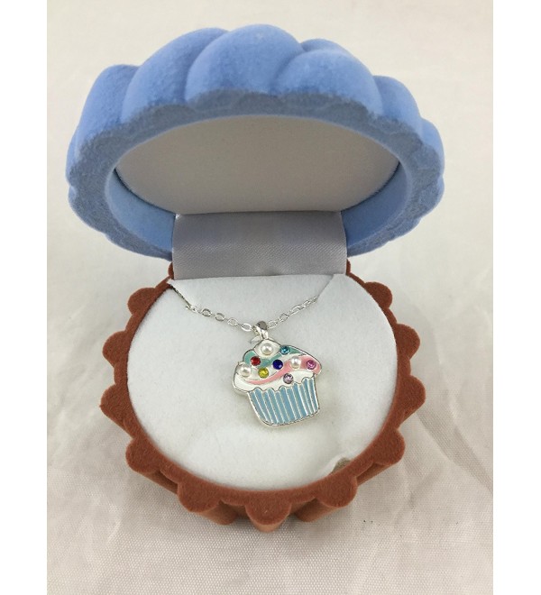 Cupcake Cuties Enamel Pendant Necklace in Figural Gift Box (Sold Individually) - CU111AYC5V3