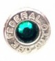 caliber Earrings Stainless Emerald crystal