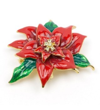 Akianna Swarovski Element Crystals Poinsettia