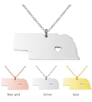 Stainless Pendant Necklace Nebraska NE