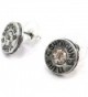 Western Peak Hammered Shotgun Earrings